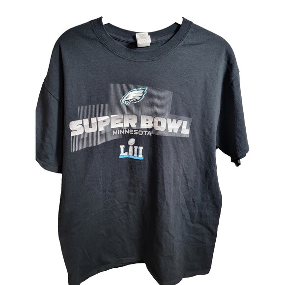Super Bowl LII T-Shirt Philadelphia Eagles Size Large - Picture 1 of 4